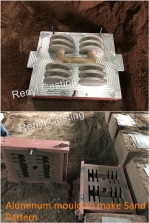 Aluminum mould to make Sand pattern