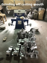 Grinding off casting mouth