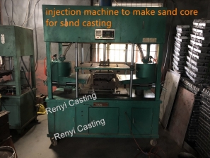 injection machine to inject sand core