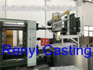 Die Cast Machine with Robotic Arm