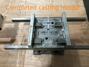Completed casting mould