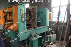 Gravity casting machine