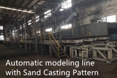 Automatic modeling line with Sand Casting Pattern