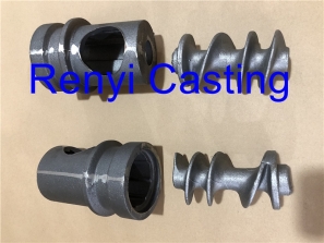 Sand casting for cast iron Meat mincer Body, screw