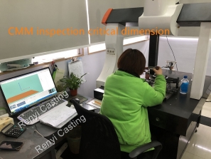 CMM inspection critical dimension